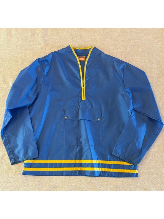 Other - Vintage 60s Catalina Surfers Nylon Surf Windbreaker Pullover Smock Blue Yellow L
